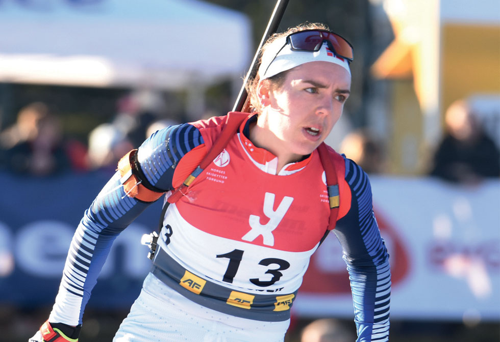 Fra Skatval til verdenscupen i skiskyting – Lotte Lies historie
